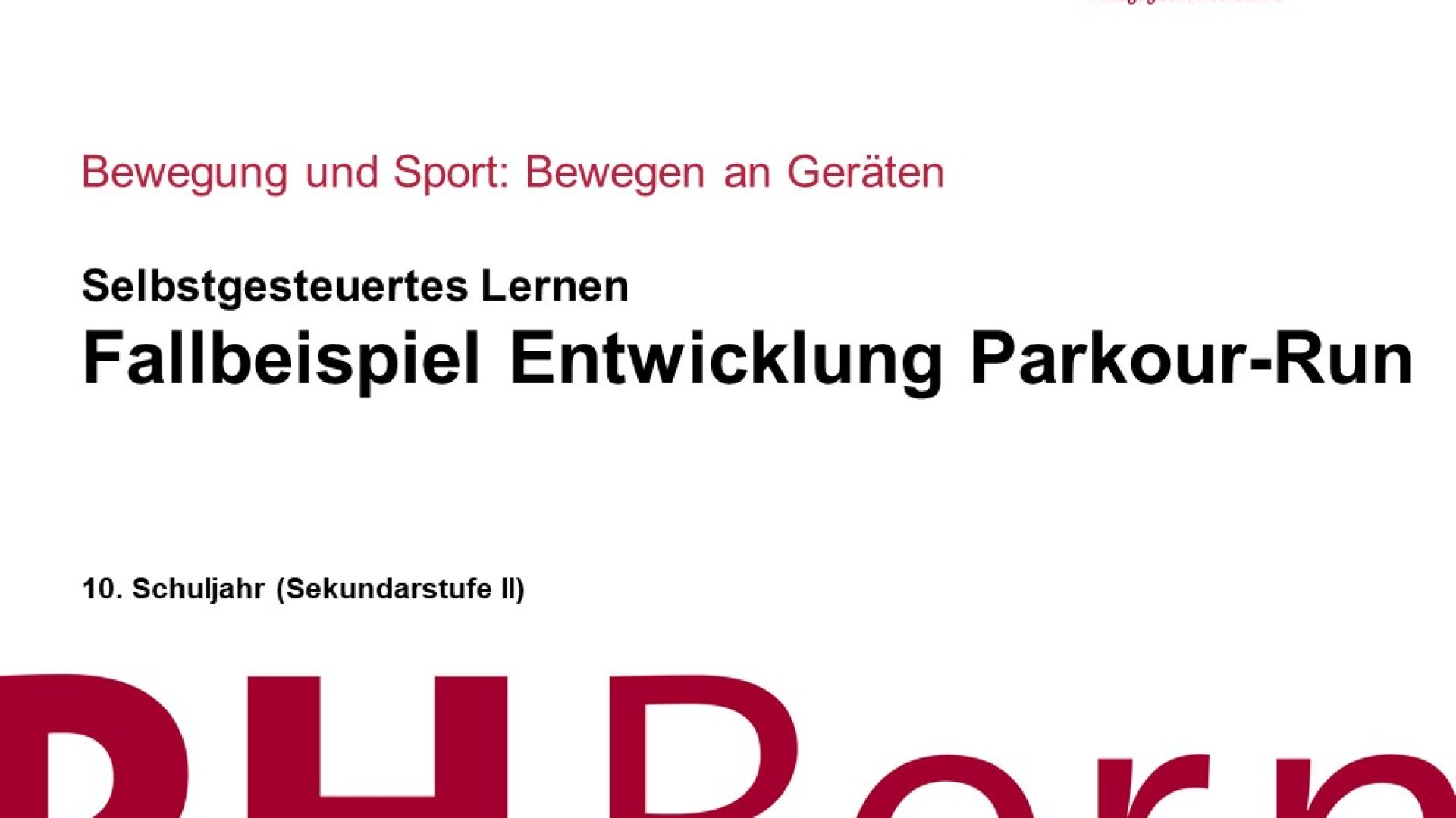 Selbstgesteuertes Lernen