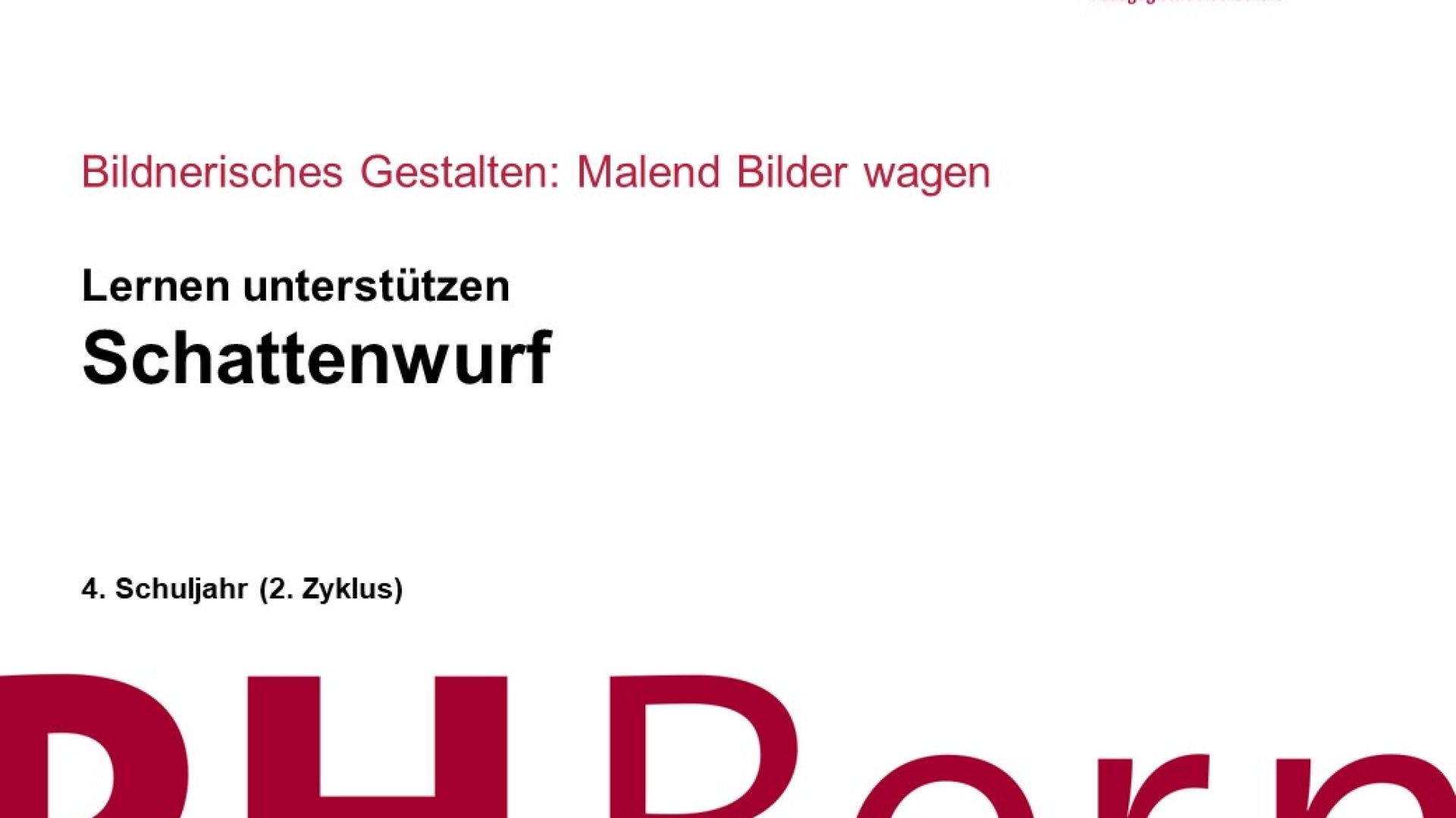Schattenwurf