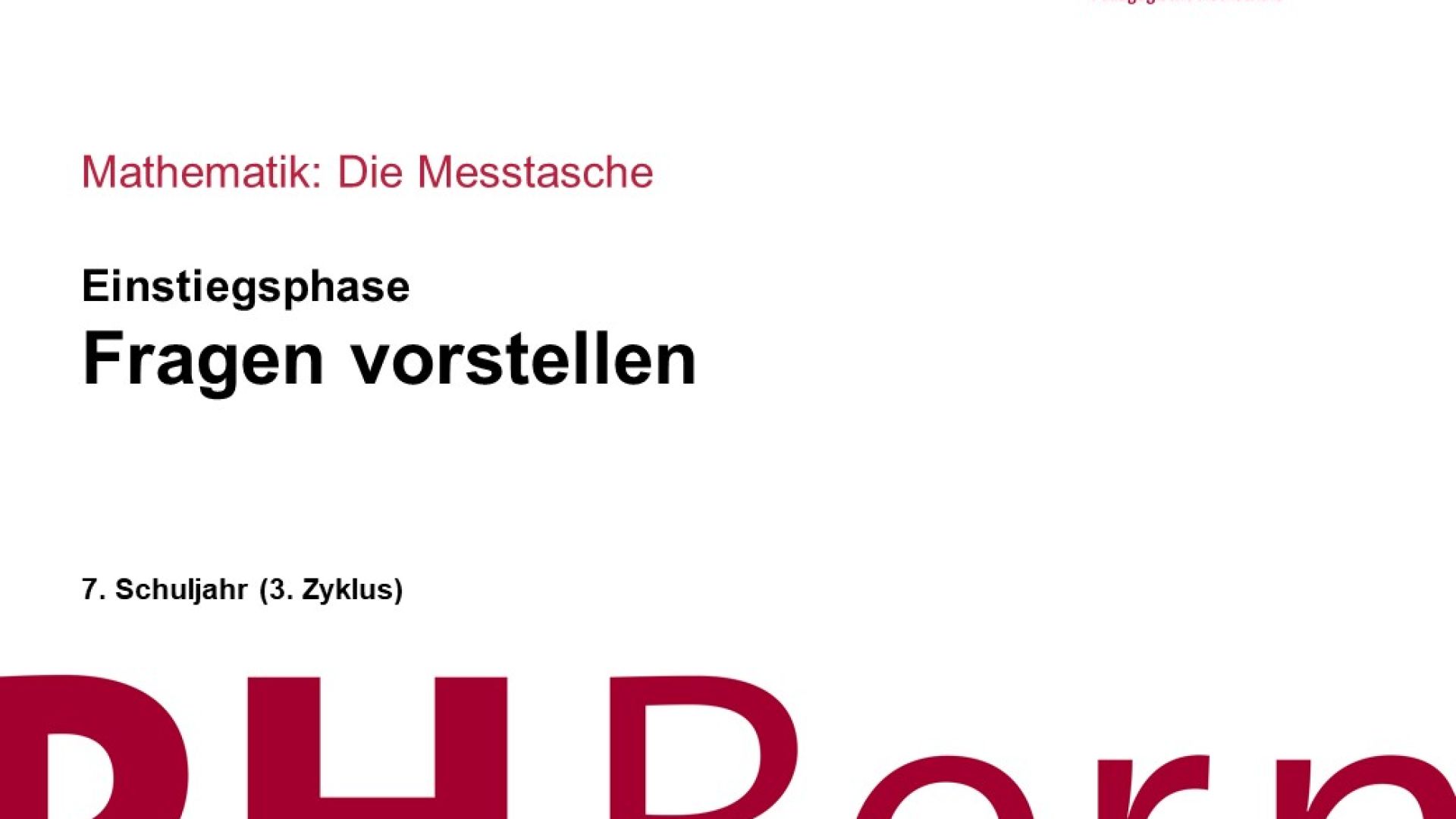 Fragen vorstellen