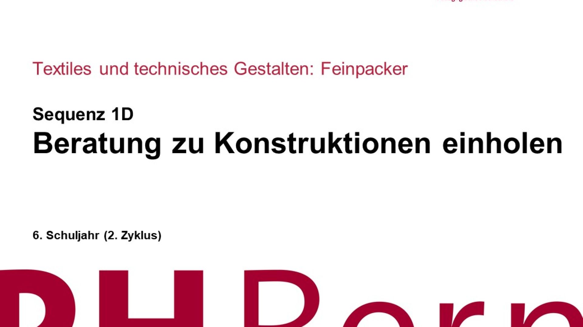 Beratung zu Konstruktionen einholen