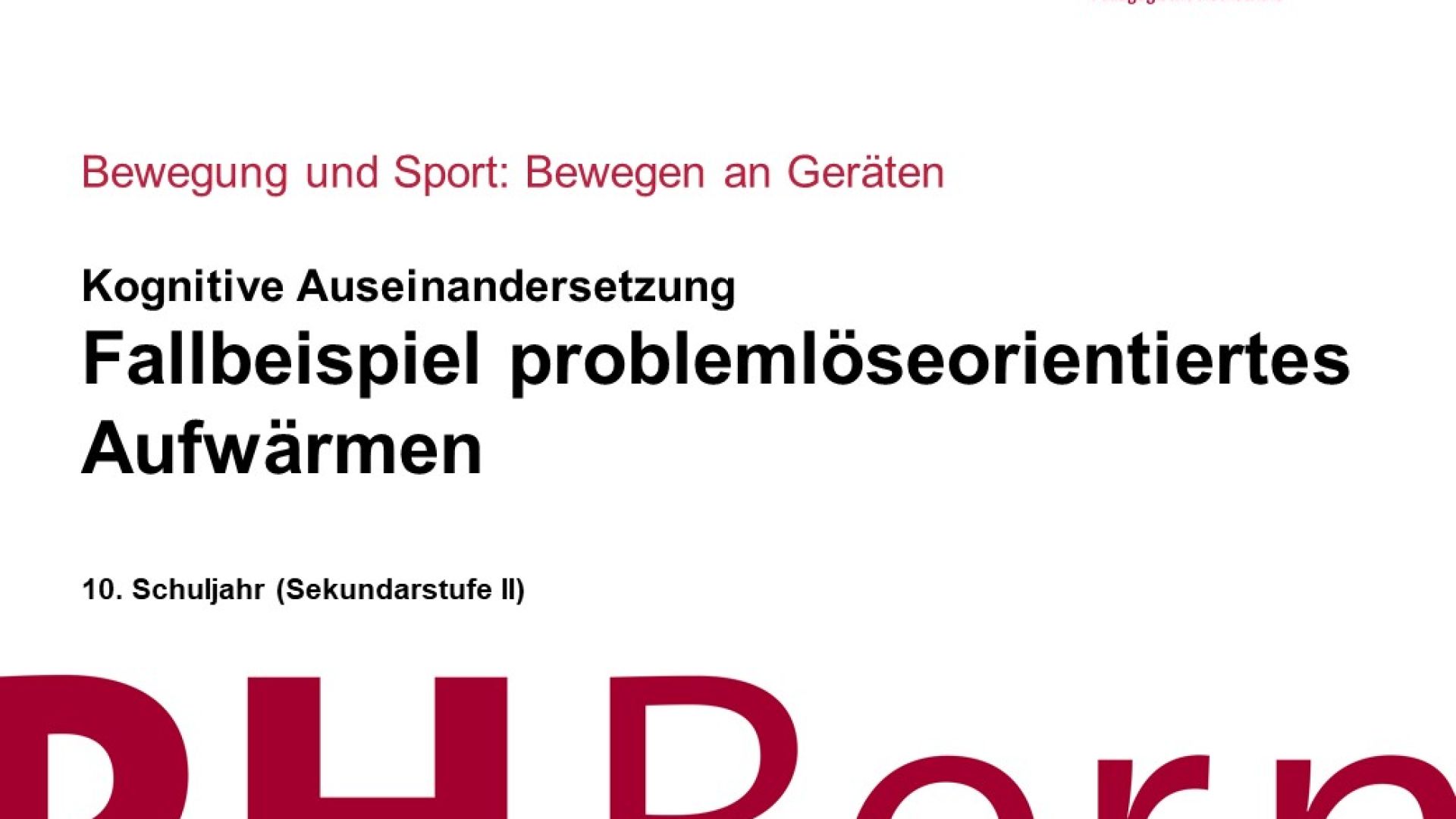 Kognitive Auseinandersetzung