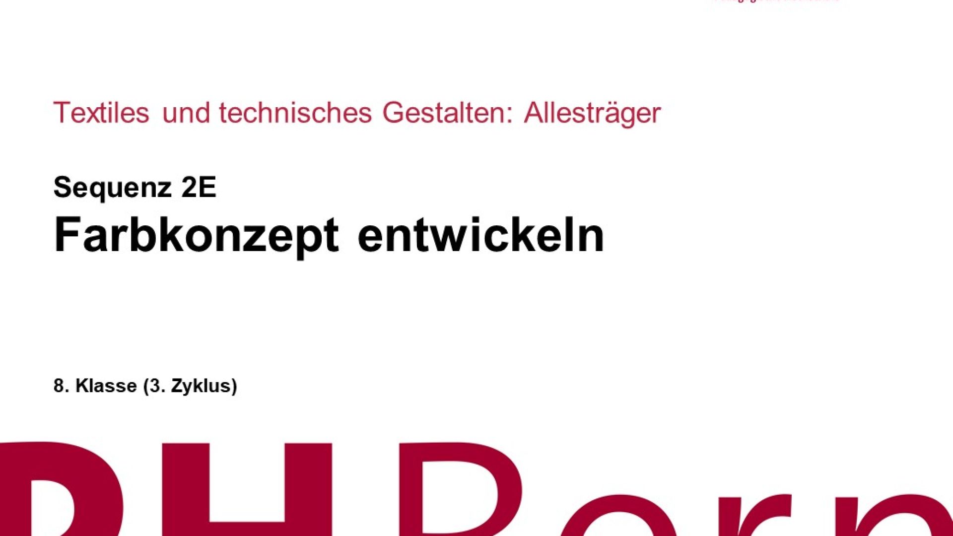Farbkonzept entwickeln