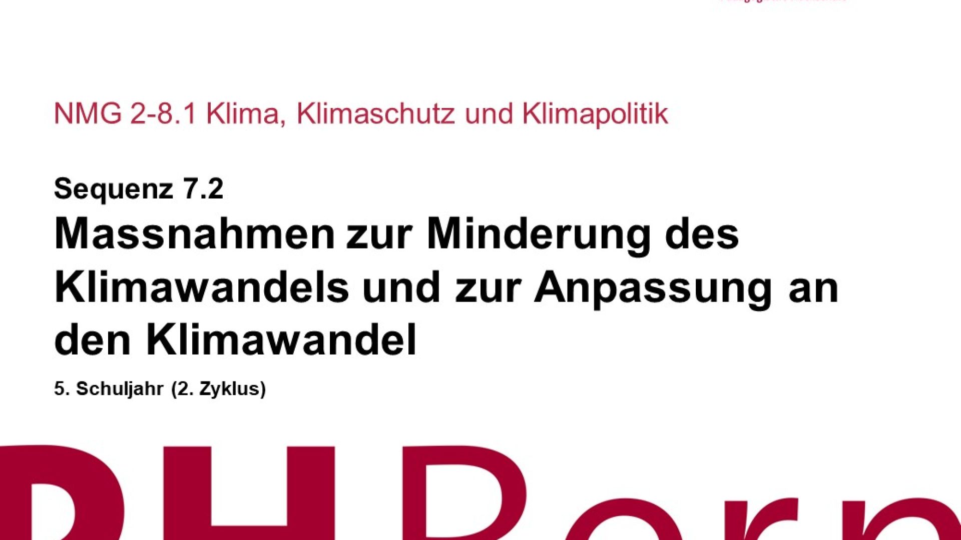Massnahmen zur Minderung des Klimawandels und zur Anpassung an den Klimawandel 7.2
