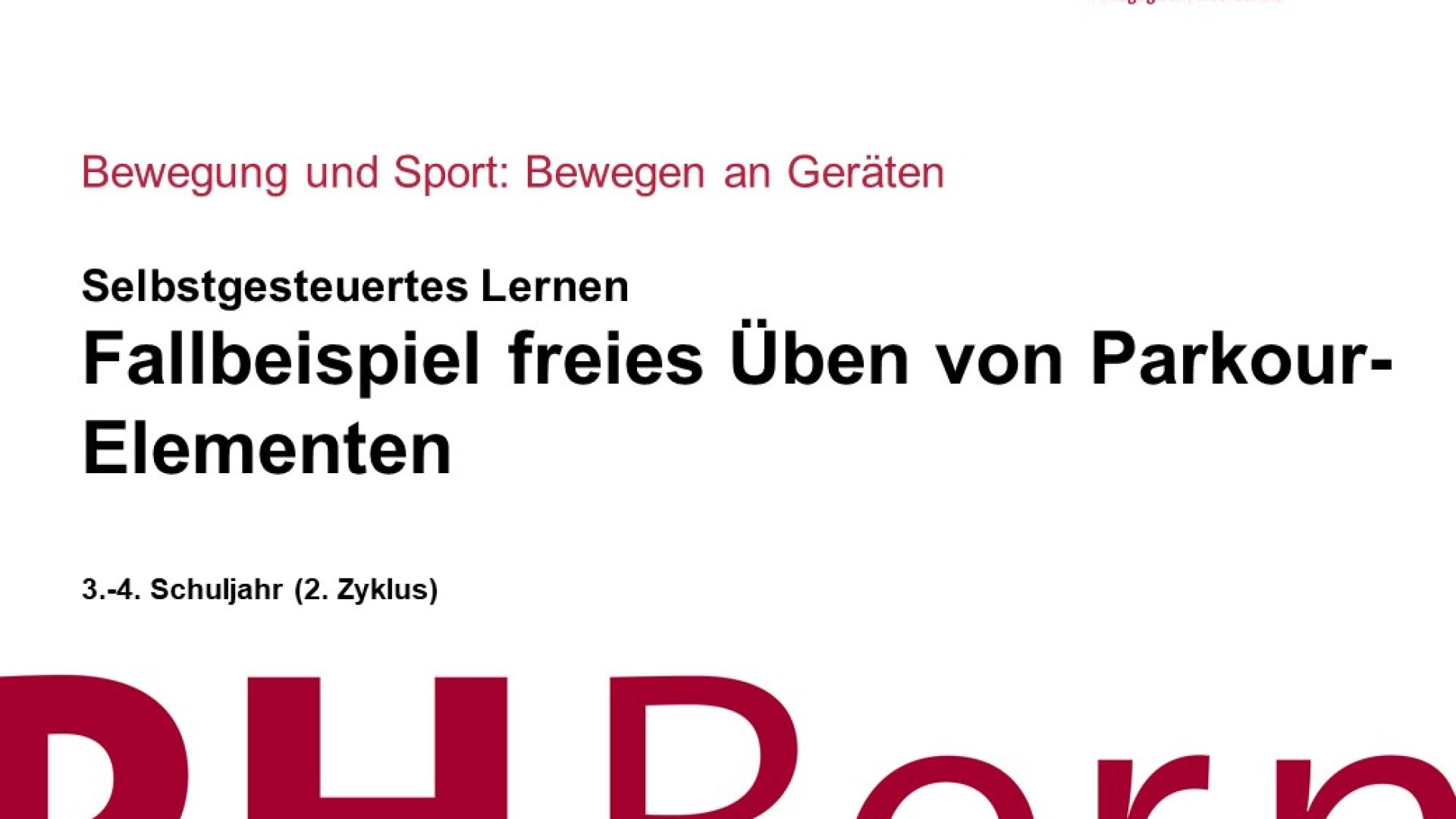 Selbstgesteuertes Lernen