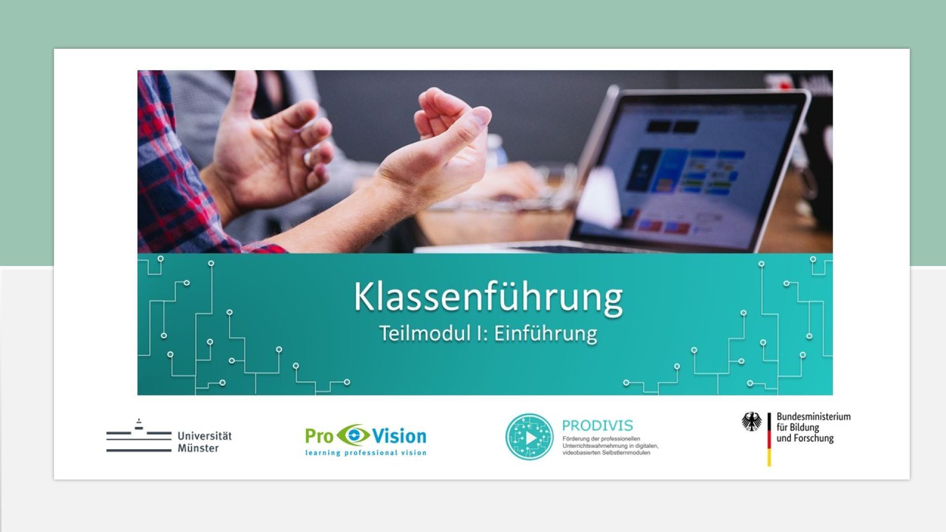 Einführung Klassenführung. 1 von 5