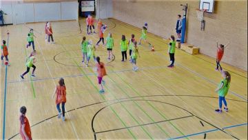 Sport - 5. Klasse Kleine Spiele für alle. Doppelstunde 2 - Clip 2: Völkerball mit Freilaufen